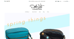 Desktop Screenshot of dolcevitahandbags.com